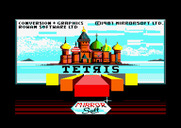 Tetris for Amstrad CPC - Loading screen.