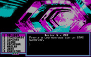 La Aventura Espacial for IBM PC/Compatibles - I can reach several locations from this corridor.