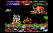 Mithos for IBM PC/Compatibles - Stuck between fire and sparks.