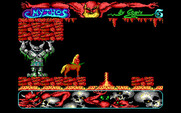 Mithos for IBM PC/Compatibles - Avoid the fire here.