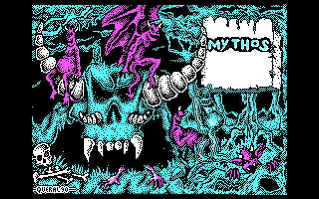 Mithos IBM PC/Compatibles Screenshot: Title screen.