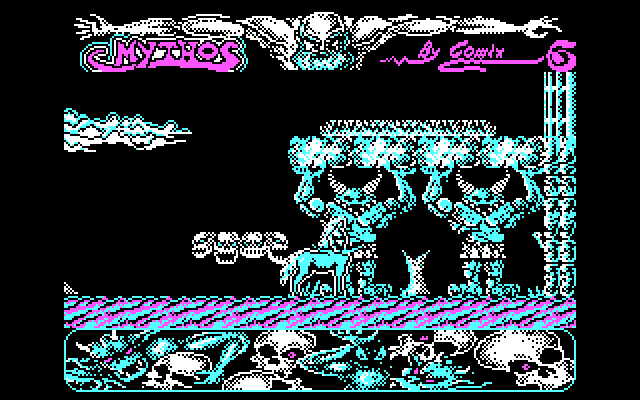 Mithos IBM PC/Compatibles Screenshot: I need to reach the key to open the door to continue...
