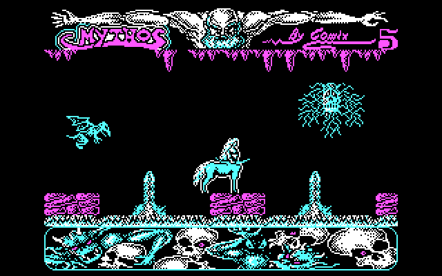 Mithos IBM PC/Compatibles Screenshot: Watch out for the flying creatures!