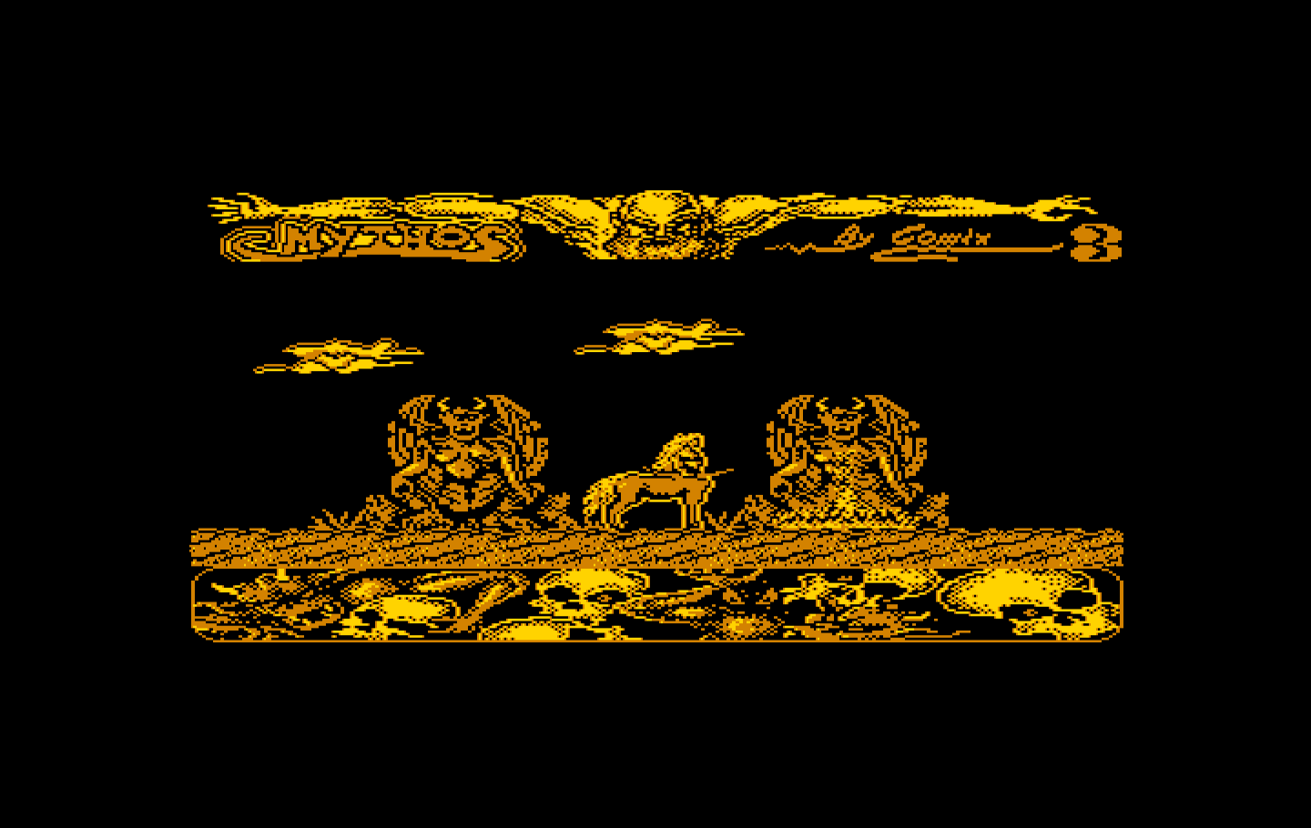 Mithos IBM PC/Compatibles Screenshot: Avoid the fire here!