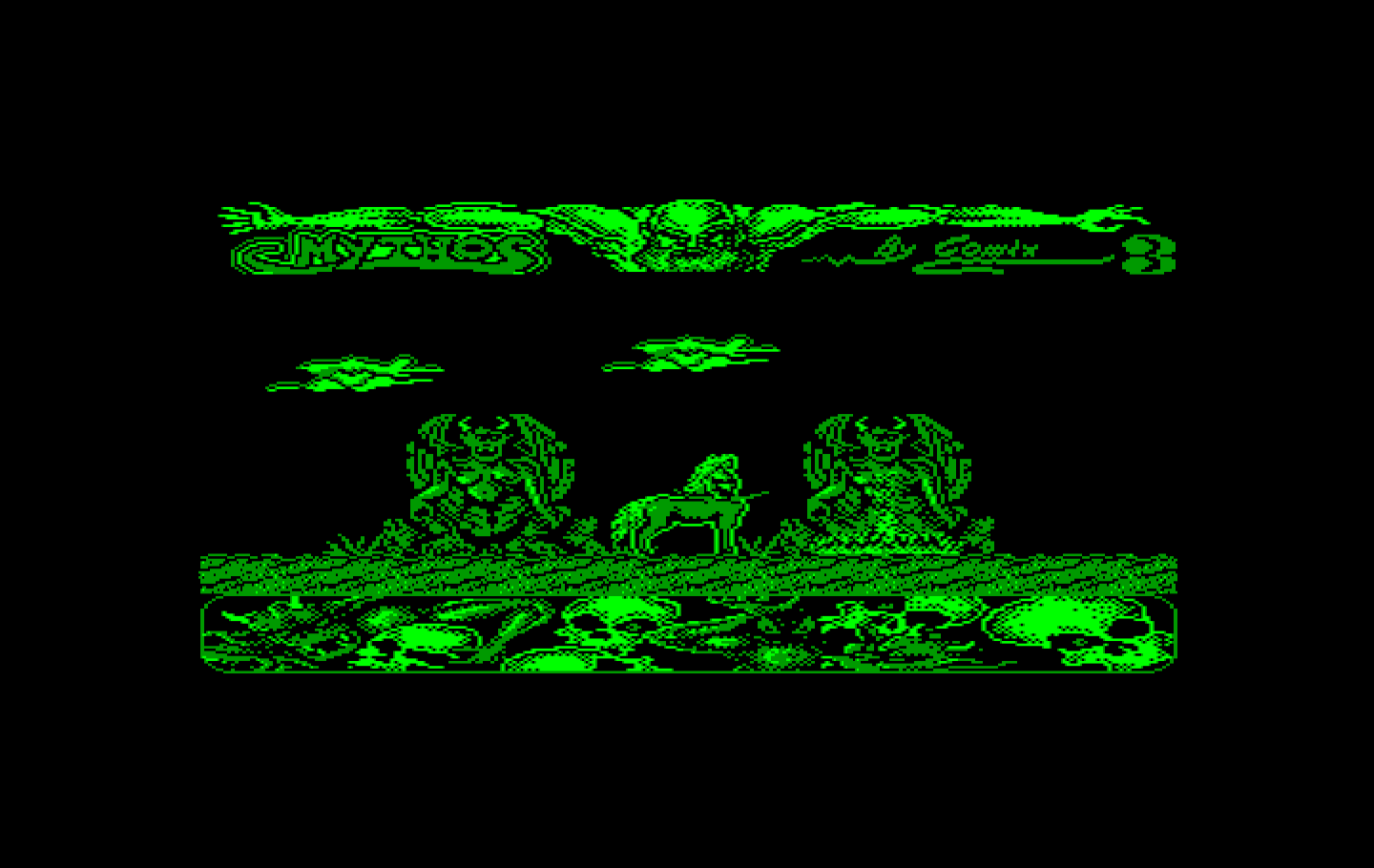 Mithos IBM PC/Compatibles Screenshot: Avoid the fire here!
