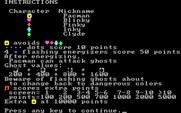 PC Man for IBM PC/Compatibles - Game instructions, part 1.