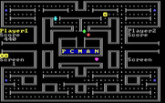 PC Man for IBM PC/Compatibles - PC Man eating dots...