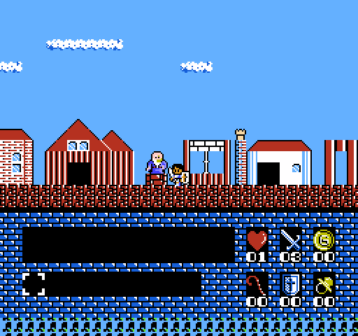 Romancia: Dragon Slayer Jr. NES / Famicom Screenshot: Continuing my exploration.