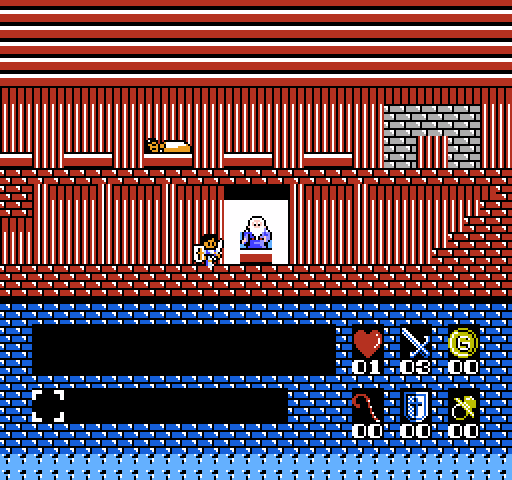Romancia: Dragon Slayer Jr. NES / Famicom Screenshot: On to the next building...