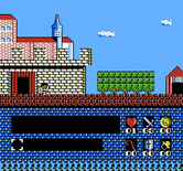 Romancia: Dragon Slayer Jr. for NES / Famicom - Entering a town.