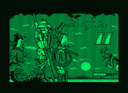 Livingstone II for Amstrad PCW - Title screen.