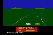 Enduro for Atari 2600 - Starting screen and game demo.
