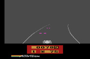 Enduro for Atari 2600 - You have less time to react in the fog.