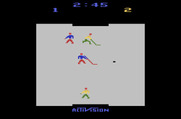 Ice Hockey for Atari 2600 - The game begins!