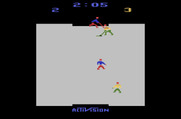Ice Hockey for Atari 2600 - Computer player about to score again...