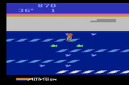 Frostbite for Atari 2600 - This bird caught me and will knock me into the water!