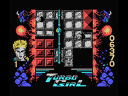 Turbo Girl for MSX - Blast this incoming rocks or avoid them!