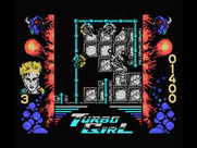 Turbo Girl for MSX - You can jump over gaps or drive around them...