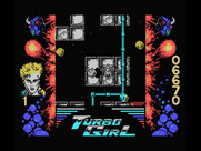 Turbo Girl for MSX - Lots of places to fall here, I'll need to jump carefully!