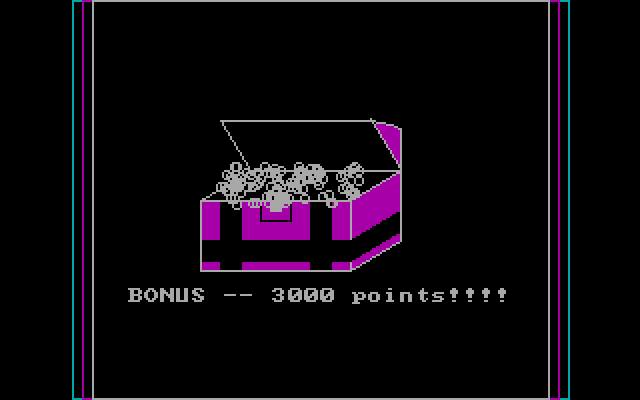 Adventures in Math IBM PC/Compatibles Screenshot: Yay, bonus points!