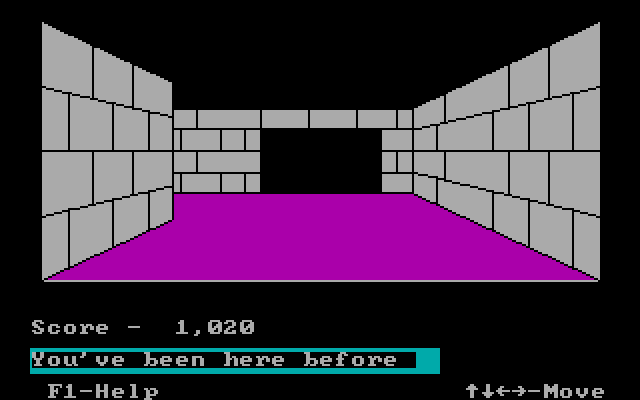 Adventures in Math IBM PC/Compatibles Screenshot: I've been here before...
