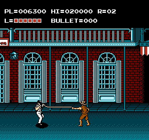 Adventures of Bayou Billy, The NES / Famicom Screenshot: This guy has a whip, that doesn't seem fair!