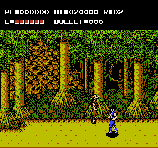 Adventures of Bayou Billy, The NES / Famicom Screenshot: Game start.