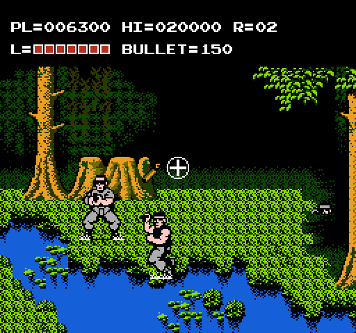 Adventures of Bayou Billy, The NES / Famicom Screenshot: Time to shoot at targets...