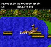 Adventures of Bayou Billy, The for NES / Famicom - Crocodile attack!