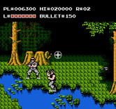 Adventures of Bayou Billy, The for NES / Famicom - Time to shoot at targets...