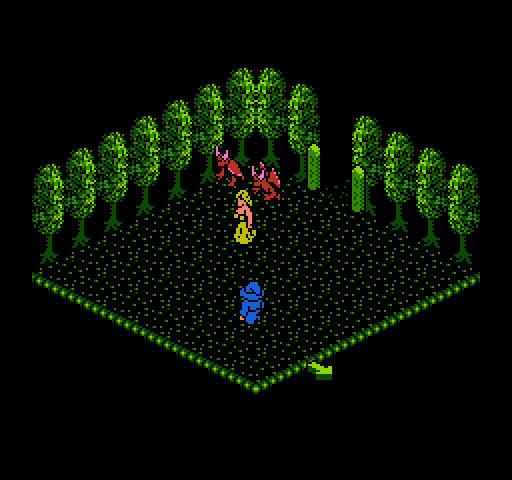 Solstice: The Quest for the Staff of Demnos NES / Famicom Screenshot: Our princess is in trouble!