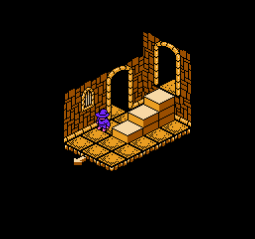 Solstice: The Quest for the Staff of Demnos NES / Famicom Screenshot: Game start.
