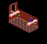 Solstice: The Quest for the Staff of Demnos for NES / Famicom - Moving platforms help you cross these deadly spikes.
