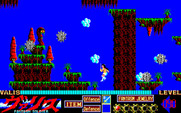 Mugen Senshi Valis: The Fantasm Soldier for Sharp X1 - Starting a much more alien world.