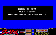 Mugen Senshi Valis: The Fantasm Soldier for Sharp X1 - Time for Act 1!