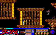 Mugen Senshi Valis: The Fantasm Soldier for Sharp X1 - Enemies become faster and more difficult as the game progresses.