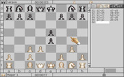 Sargon V: World Class Chess for IBM PC/Compatibles - Game in progress in 2D.