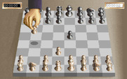 Sargon V: World Class Chess for IBM PC/Compatibles - Moving a piece on the plain board.