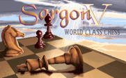 Sargon V: World Class Chess for IBM PC/Compatibles - Title screen.