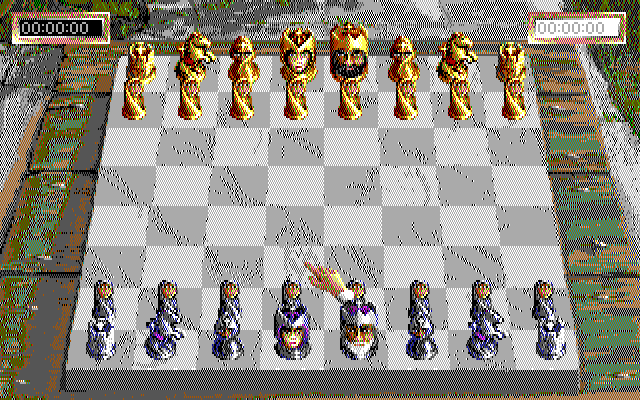 Sargon V: World Class Chess IBM PC/Compatibles Screenshot: Game start.