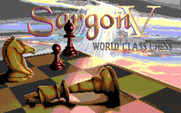 Sargon V: World Class Chess for IBM PC/Compatibles - Title screen.
