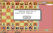 Sargon V: World Class Chess for IBM PC/Compatibles - This is my opening move.