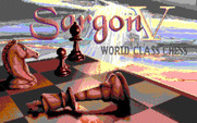 Sargon V: World Class Chess for IBM PC/Compatibles - Title screen.