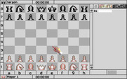 Sargon V: World Class Chess for IBM PC/Compatibles - The 2D view.