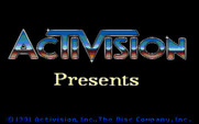 Sargon V: World Class Chess for IBM PC/Compatibles - Activision logo screen.
