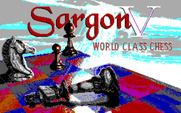 Sargon V: World Class Chess for IBM PC/Compatibles - Title screen.