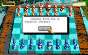 Sargon V: World Class Chess for IBM PC/Compatibles - The computer's defensive move...