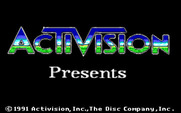 Sargon V: World Class Chess for IBM PC/Compatibles - Activision logo screen.