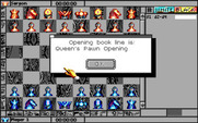 Sargon V: World Class Chess for IBM PC/Compatibles - Here's my opening move.