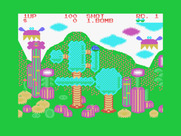 Fantasy Zone for MSX - Game start.
